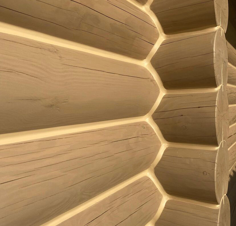 Профессиональная герметизация сруба