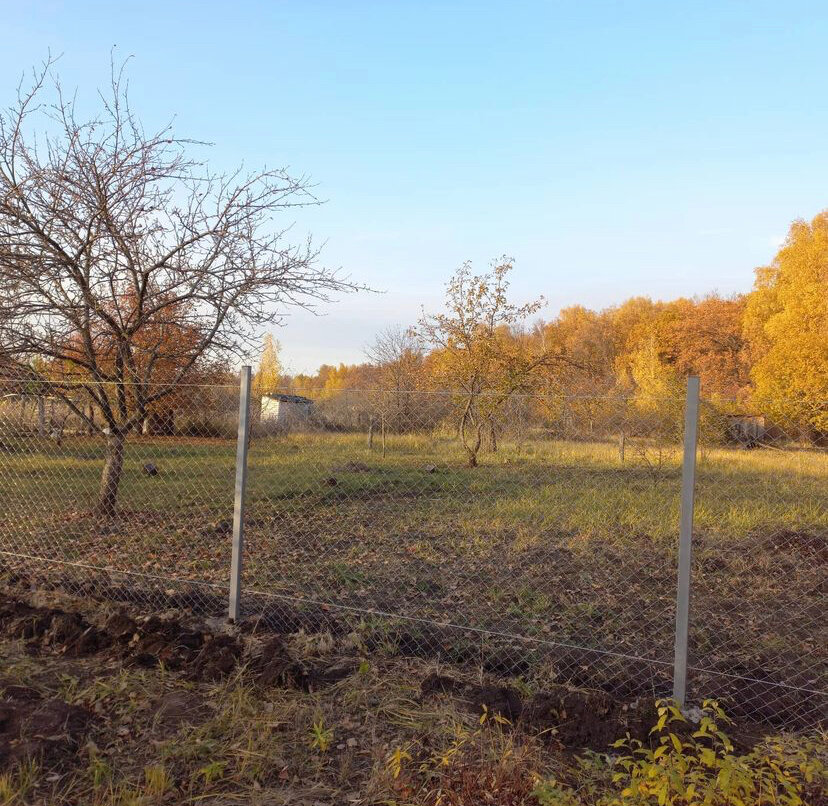 Строительство забора из сетки Рабица