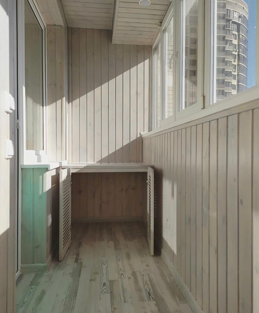 Отделка балконов и лоджий