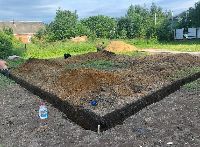 Строительство ленточного фундамента
