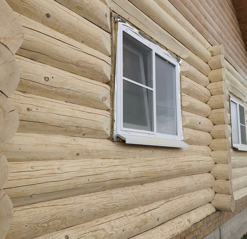 Шлифовка сруба