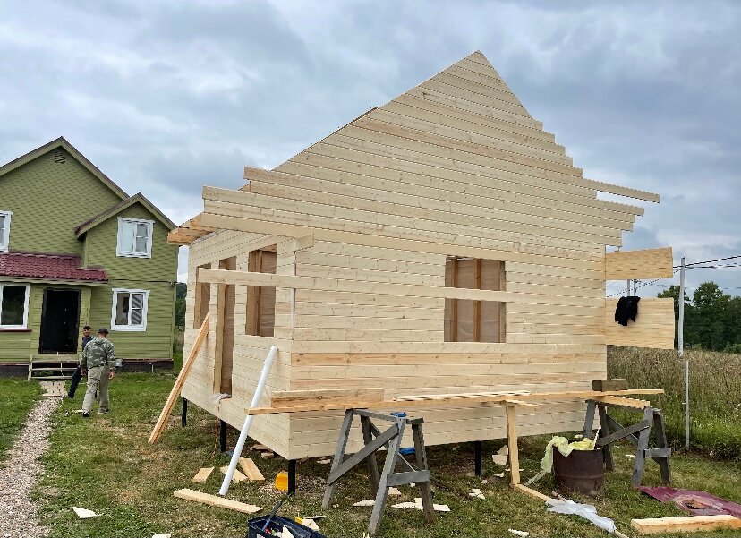 Строительство русской бани