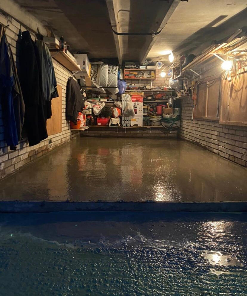 Устройство пола в гараже