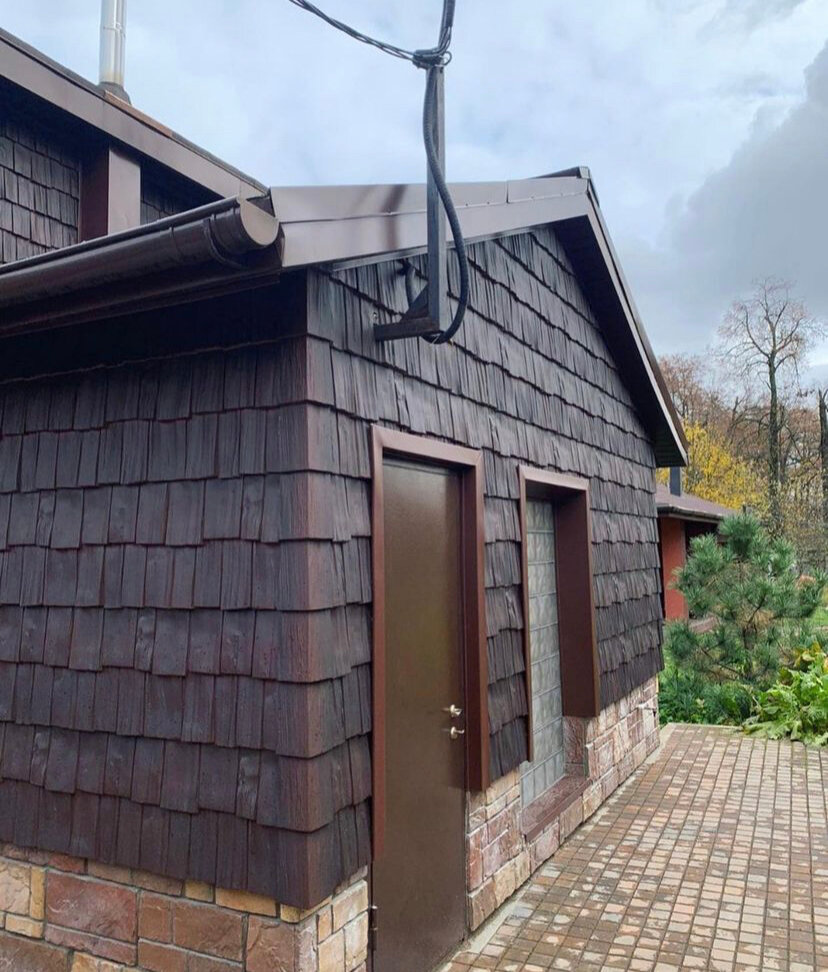 Монтаж фасада из фасадных панелей