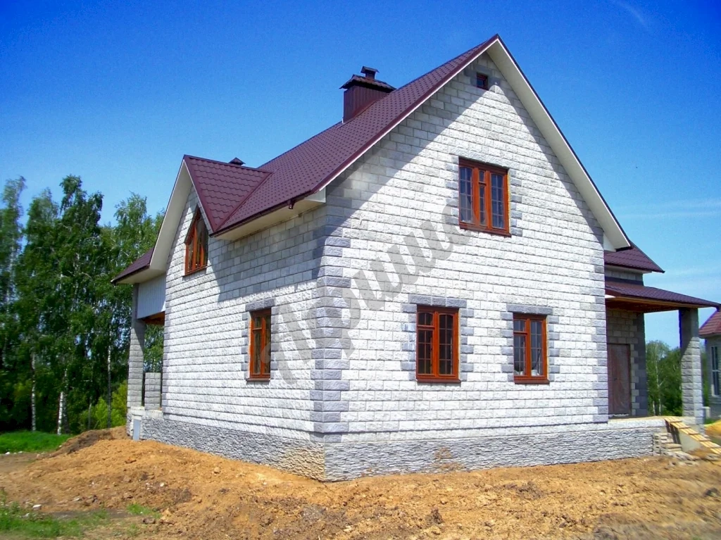 Строительство дома из бетонных блоков