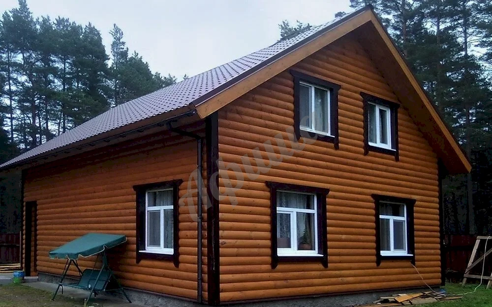 Покраска деревянного дома