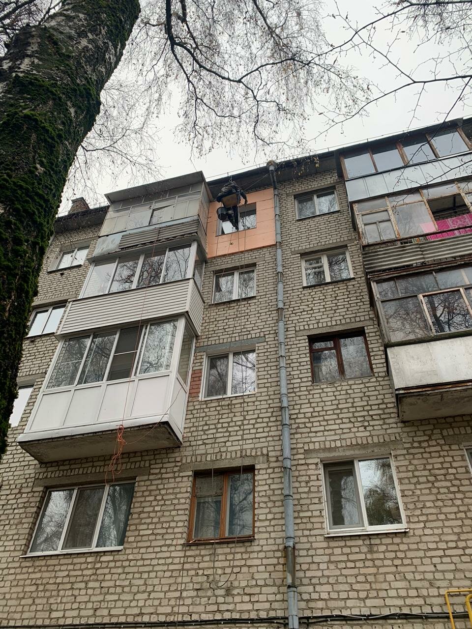 Наружное утепление стен