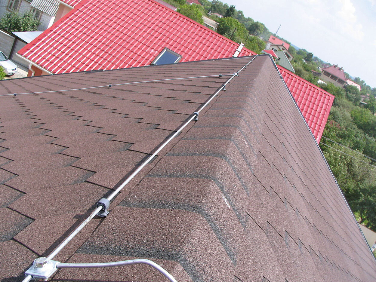 Монтаж молниеотводов