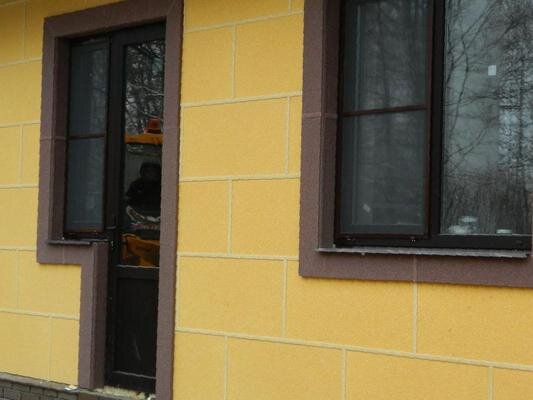 Монтаж фасада из фасадных панелей