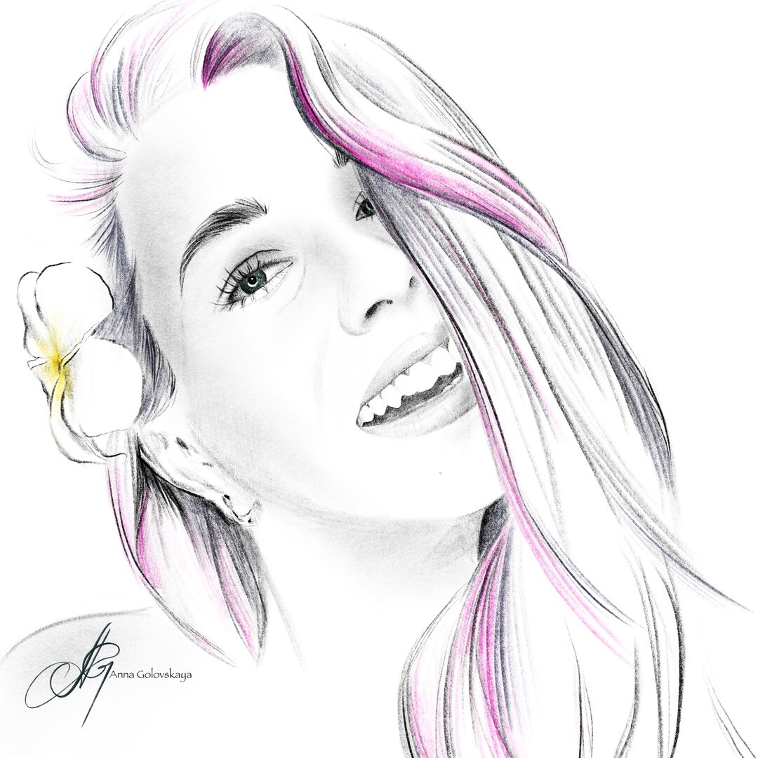 Портрет по фото цифровой