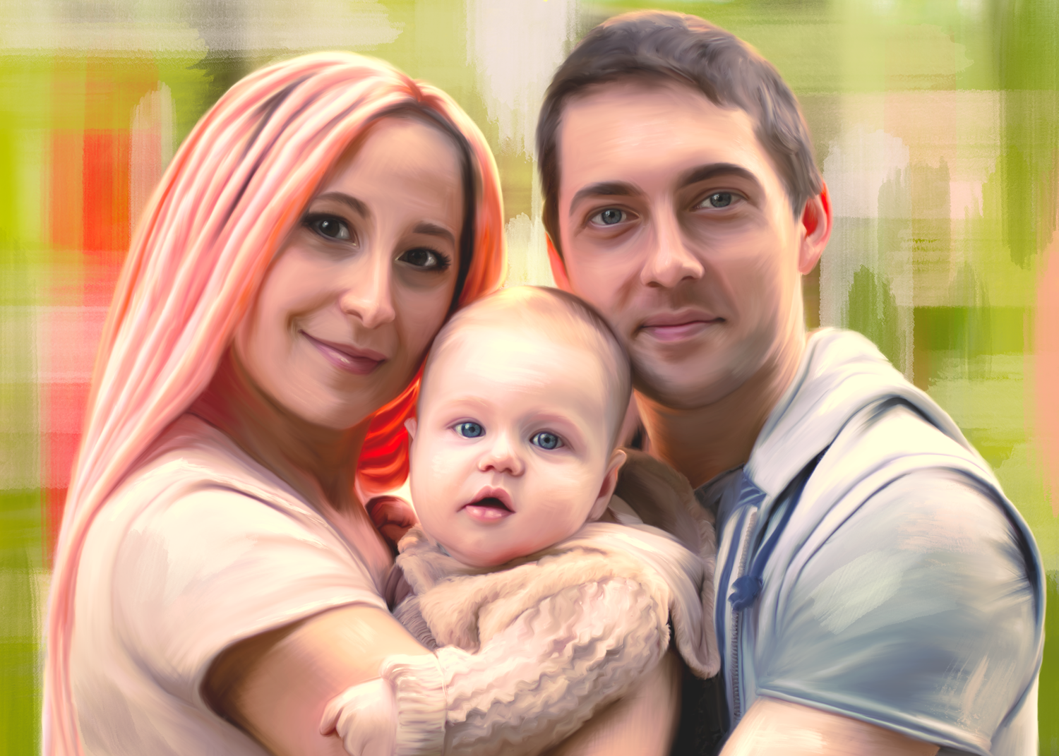 Портрет по фото цифровой