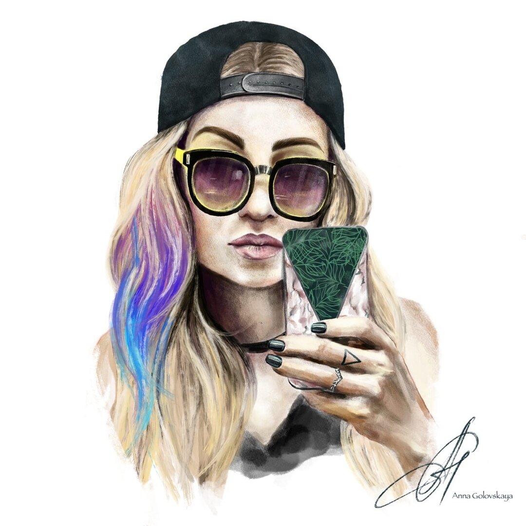 Портрет по фото цифровой