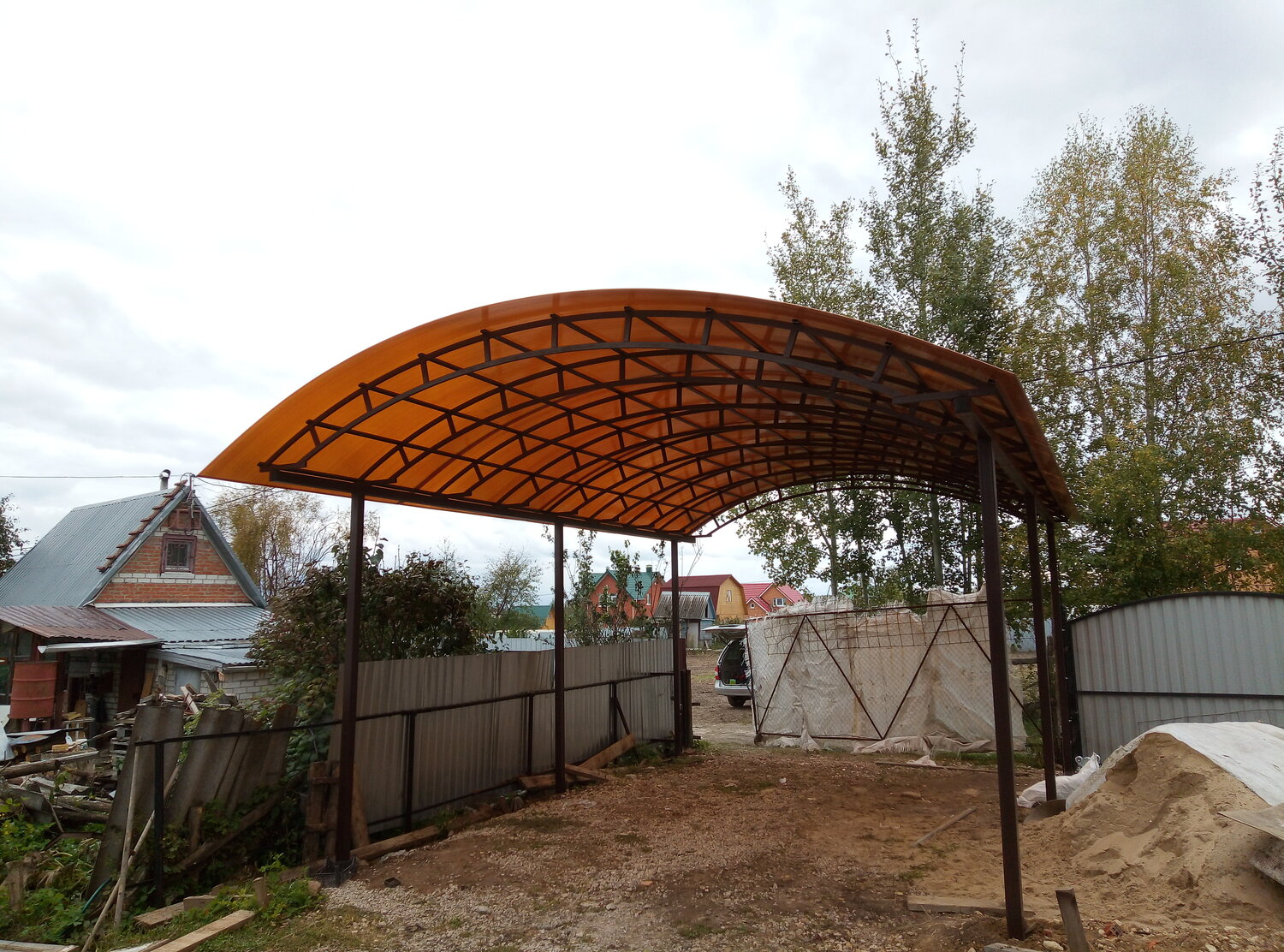 Изготовление навесов