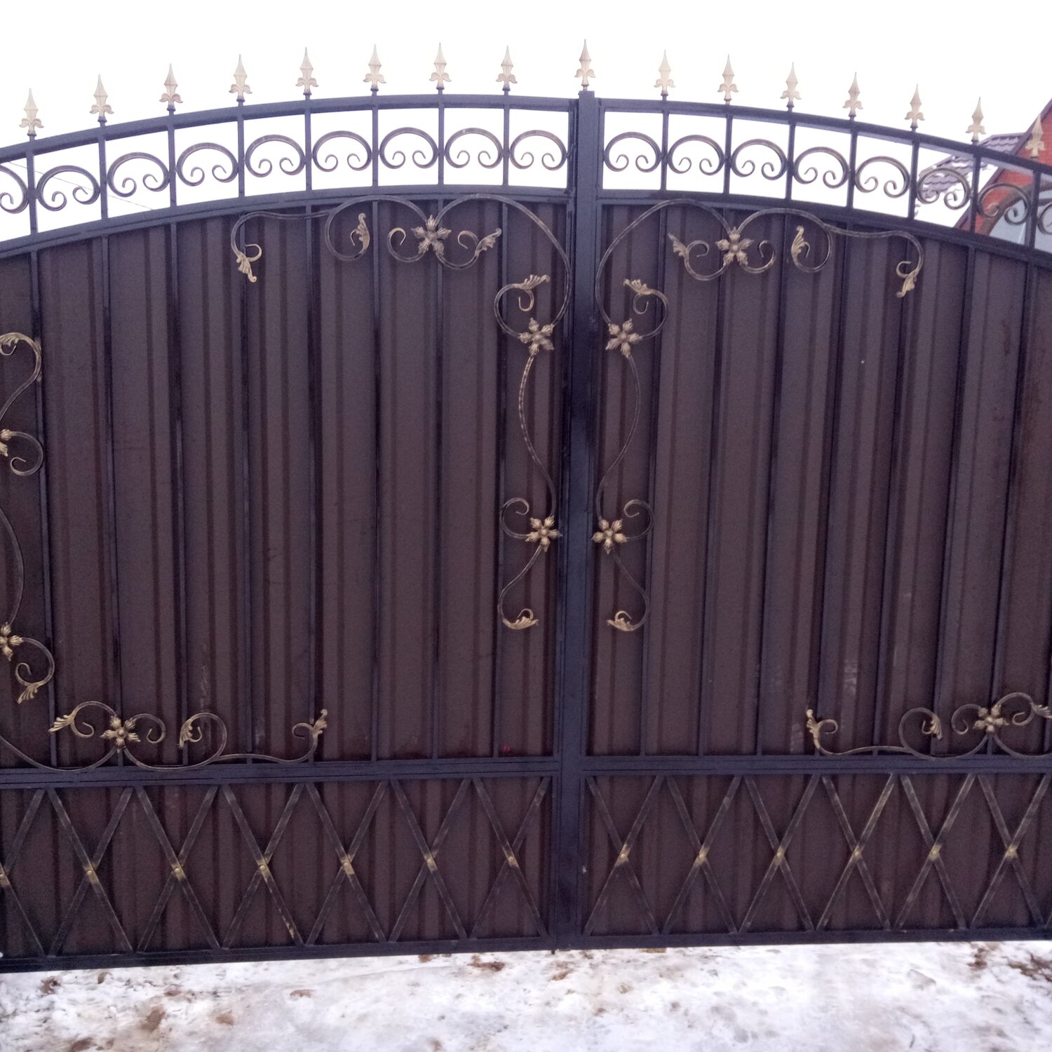 Монтаж автоматики на распашные ворота