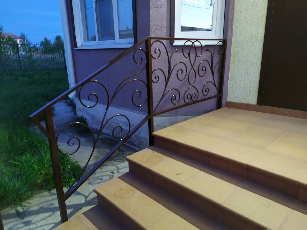 Изготовление перил для лестниц из металла