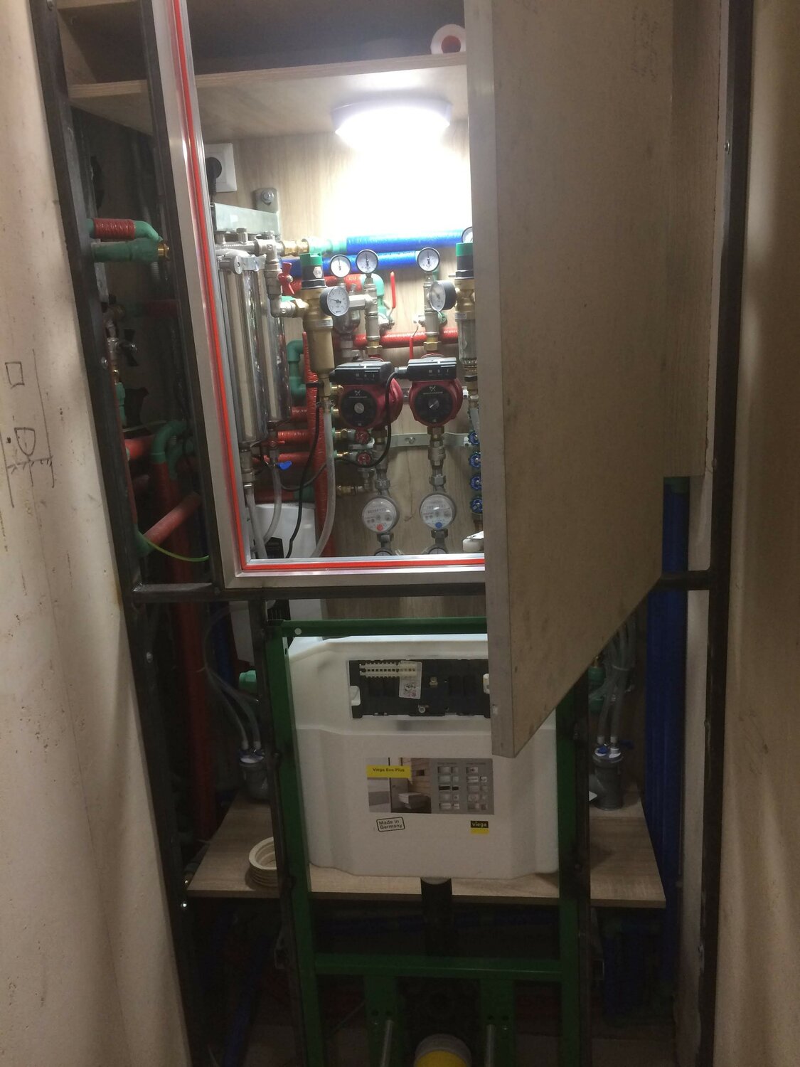 Установка систем холодного и горячего водоснабжения