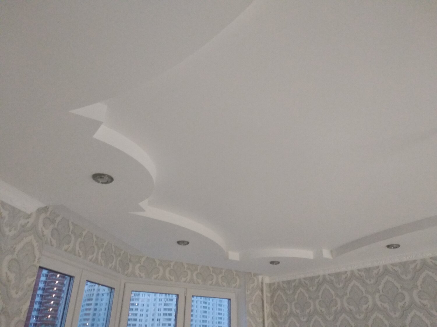 Монтаж гипсокартонного потолка