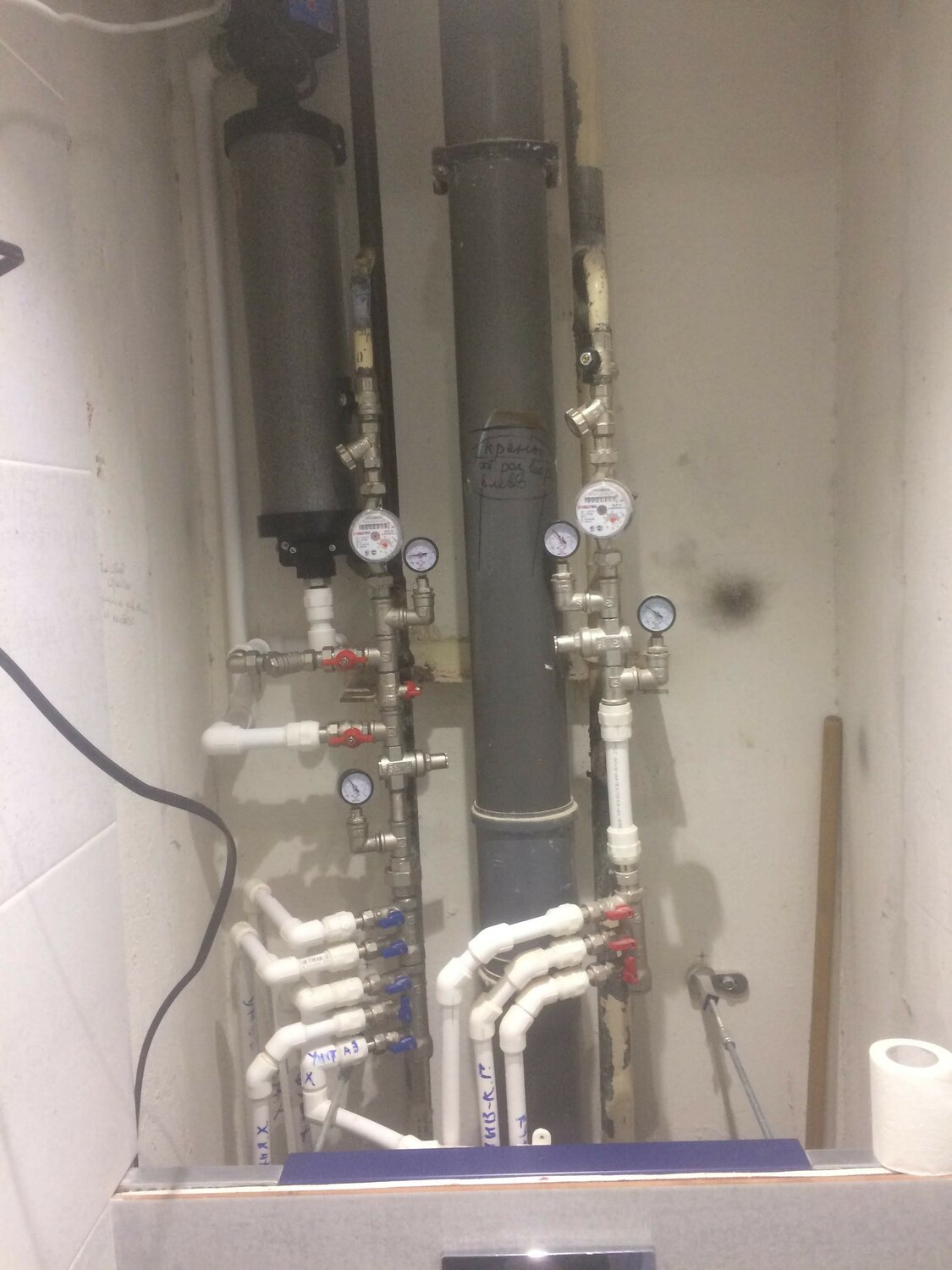 Установка систем холодного и горячего водоснабжения