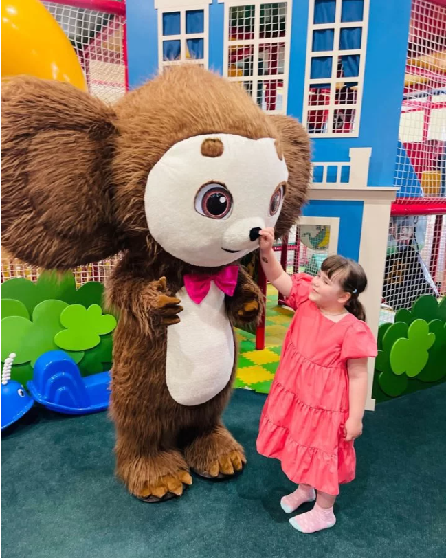 Экспресс-поздравление с чебурашкой/ростовая кукла