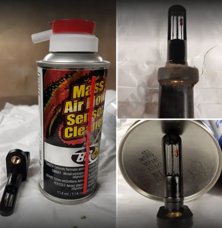 Чистка датчика массового расхода воздуха (ДМРВ)