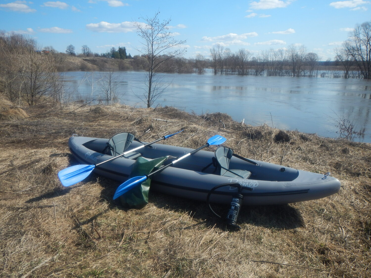 Прокат двухместной байдарки