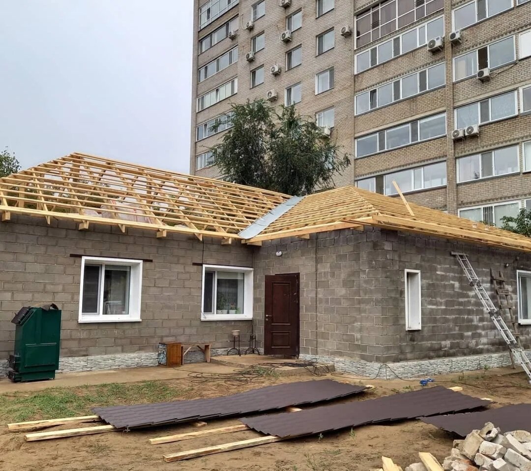 Монтаж кровли