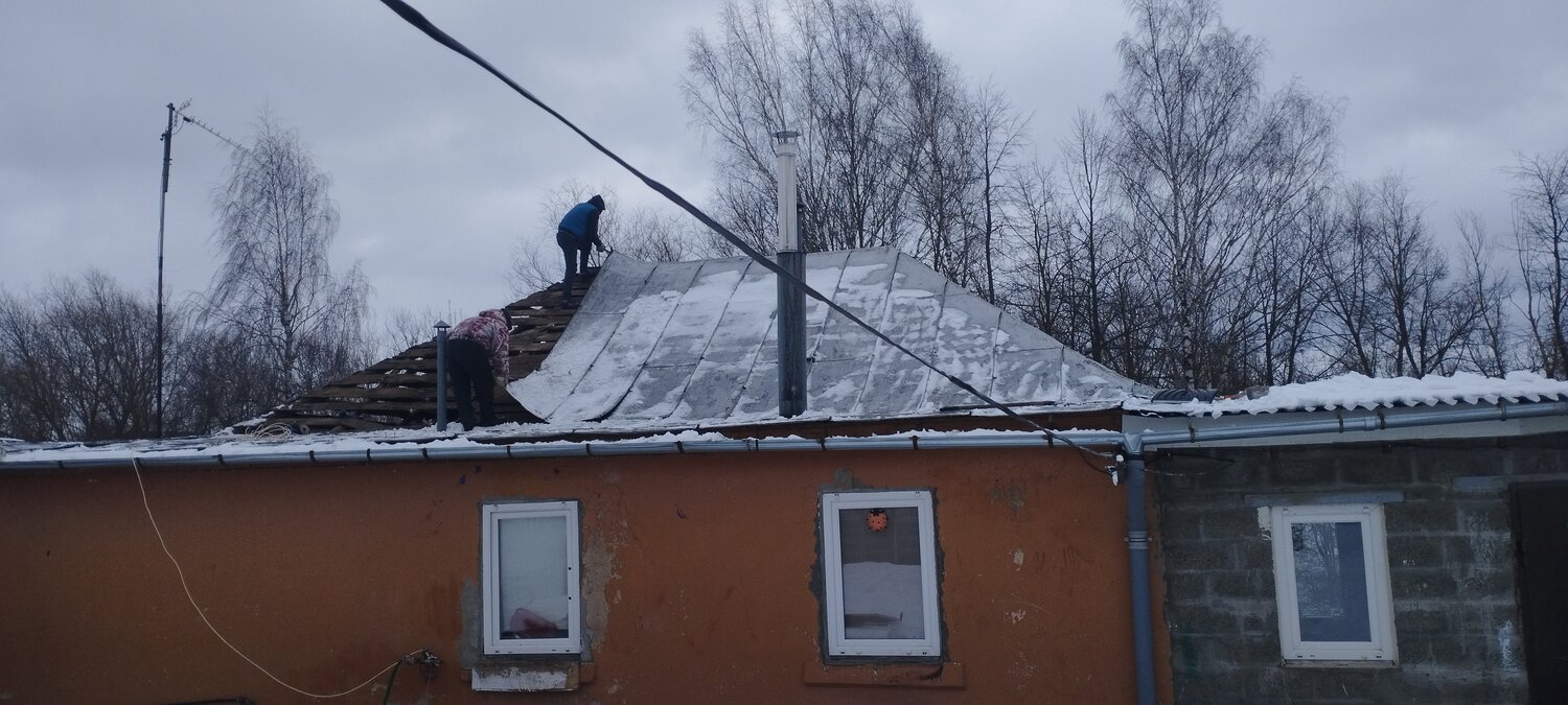 Демонтаж кровли