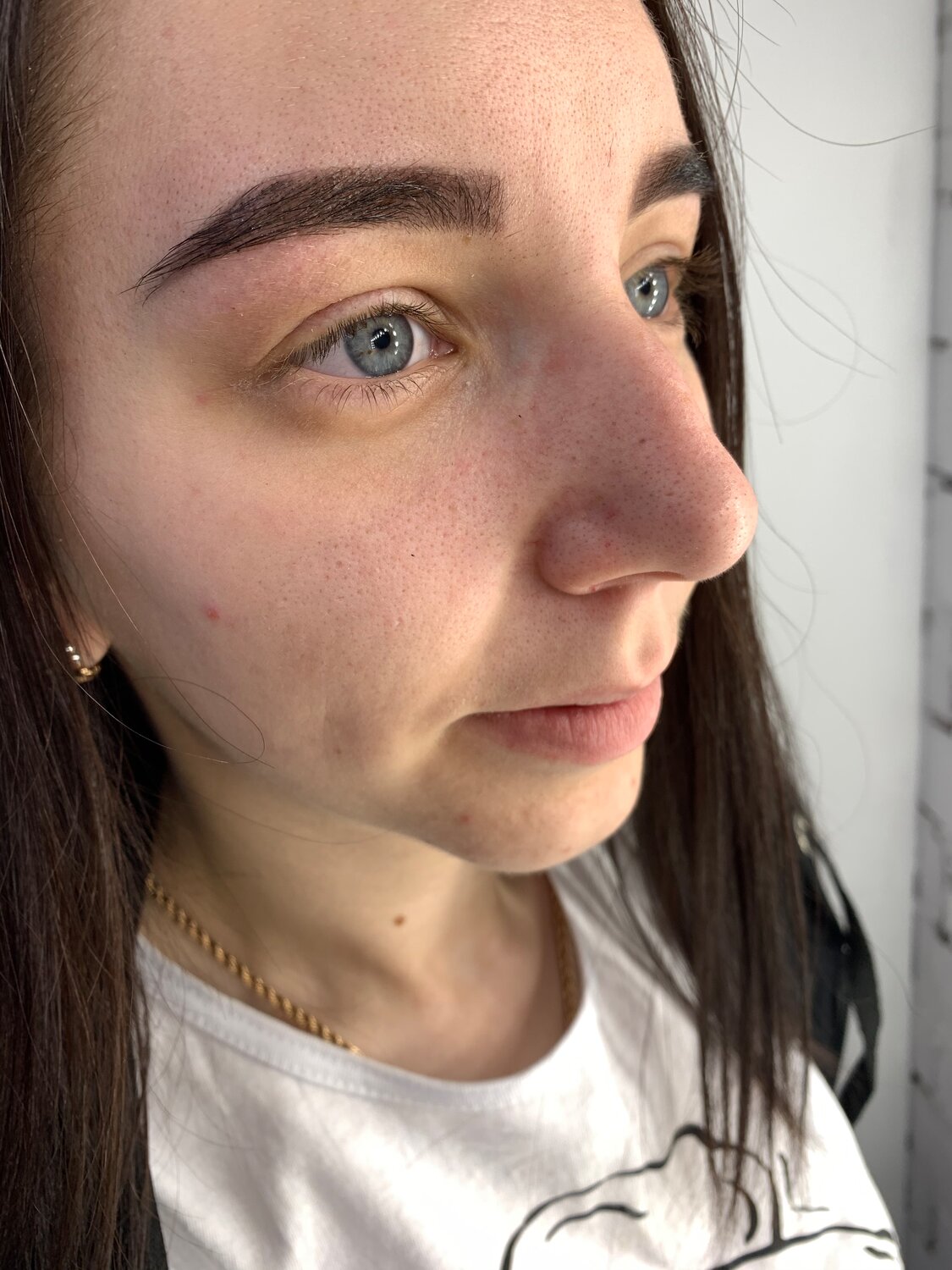 Окрашивание бровей хной