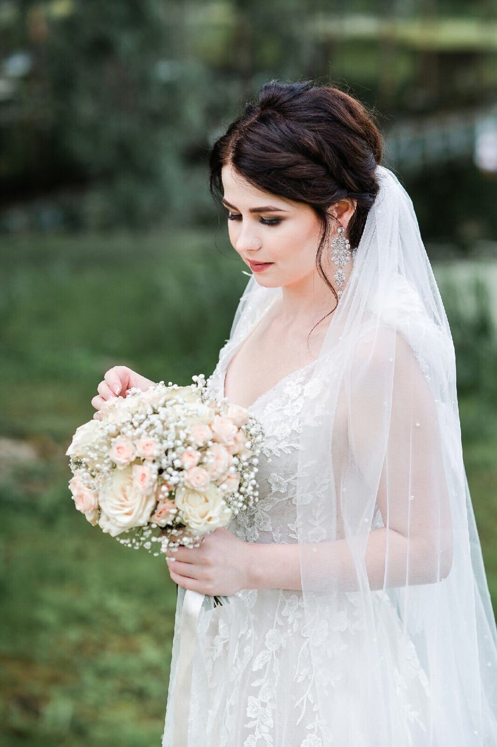 Свадебная прическа