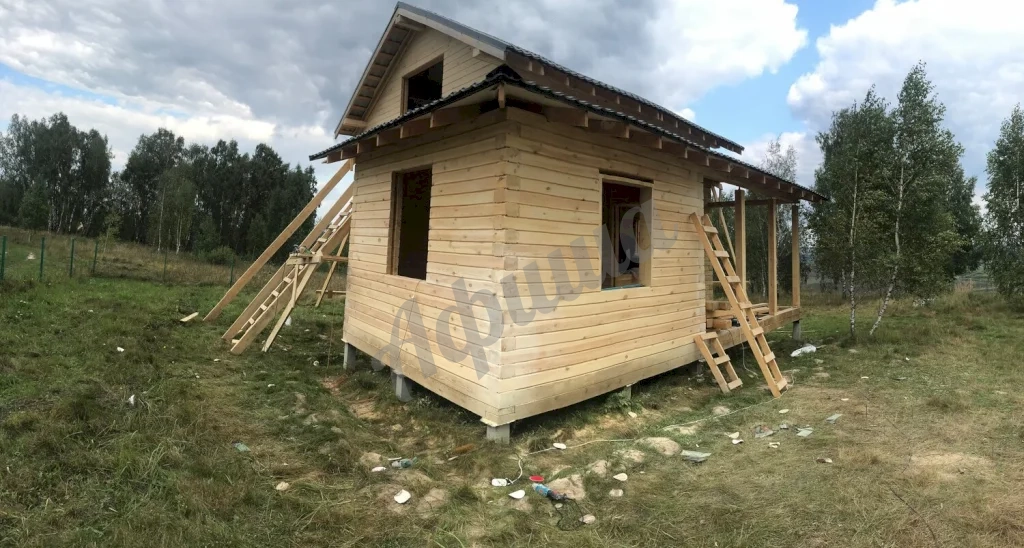 Шлифовка срубов домов