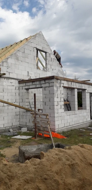 Возведение стропильной системы
