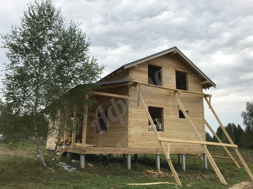 Шлифовка срубов домов