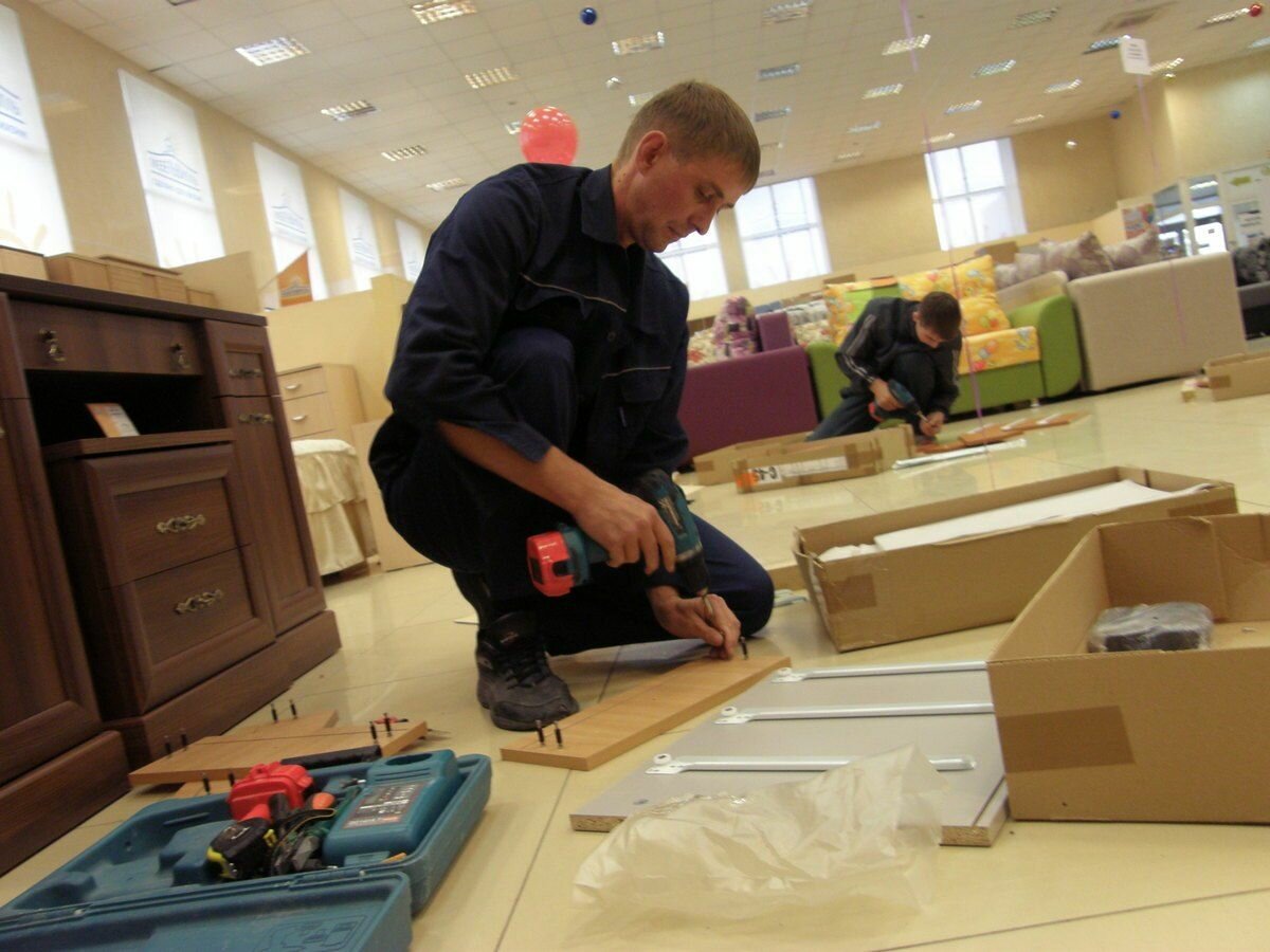 Сборка и разборка мебели при перевозке