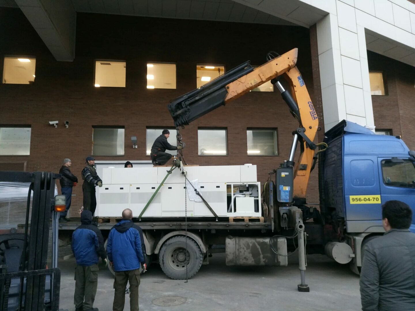 Такелажные работы при перевозке