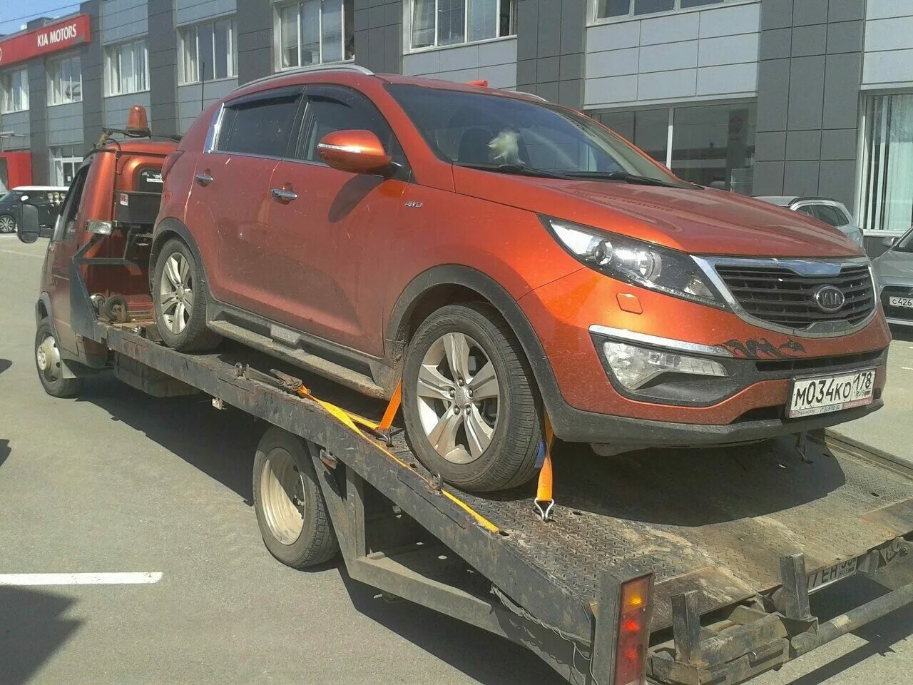 Эвакуатор для кроссовера