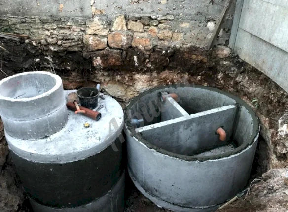 Септик из бетонных колец