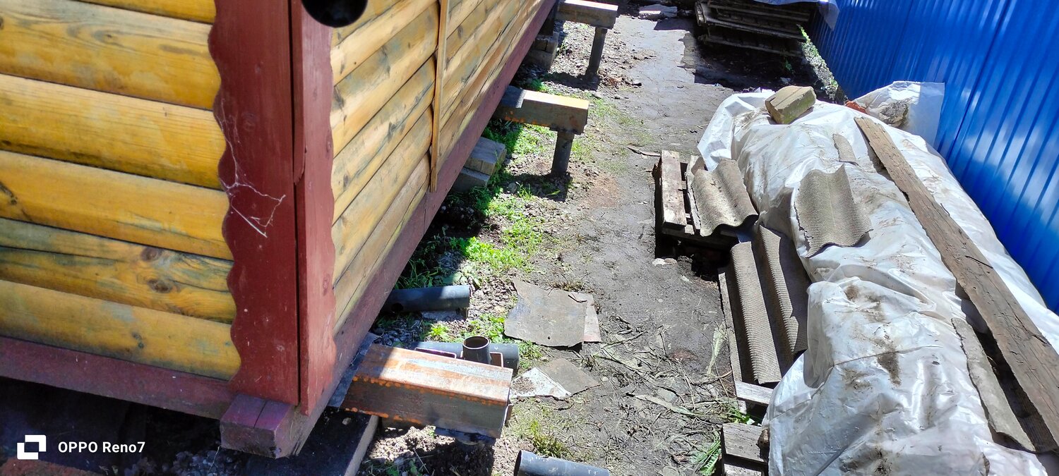 Ремонт фундамента.