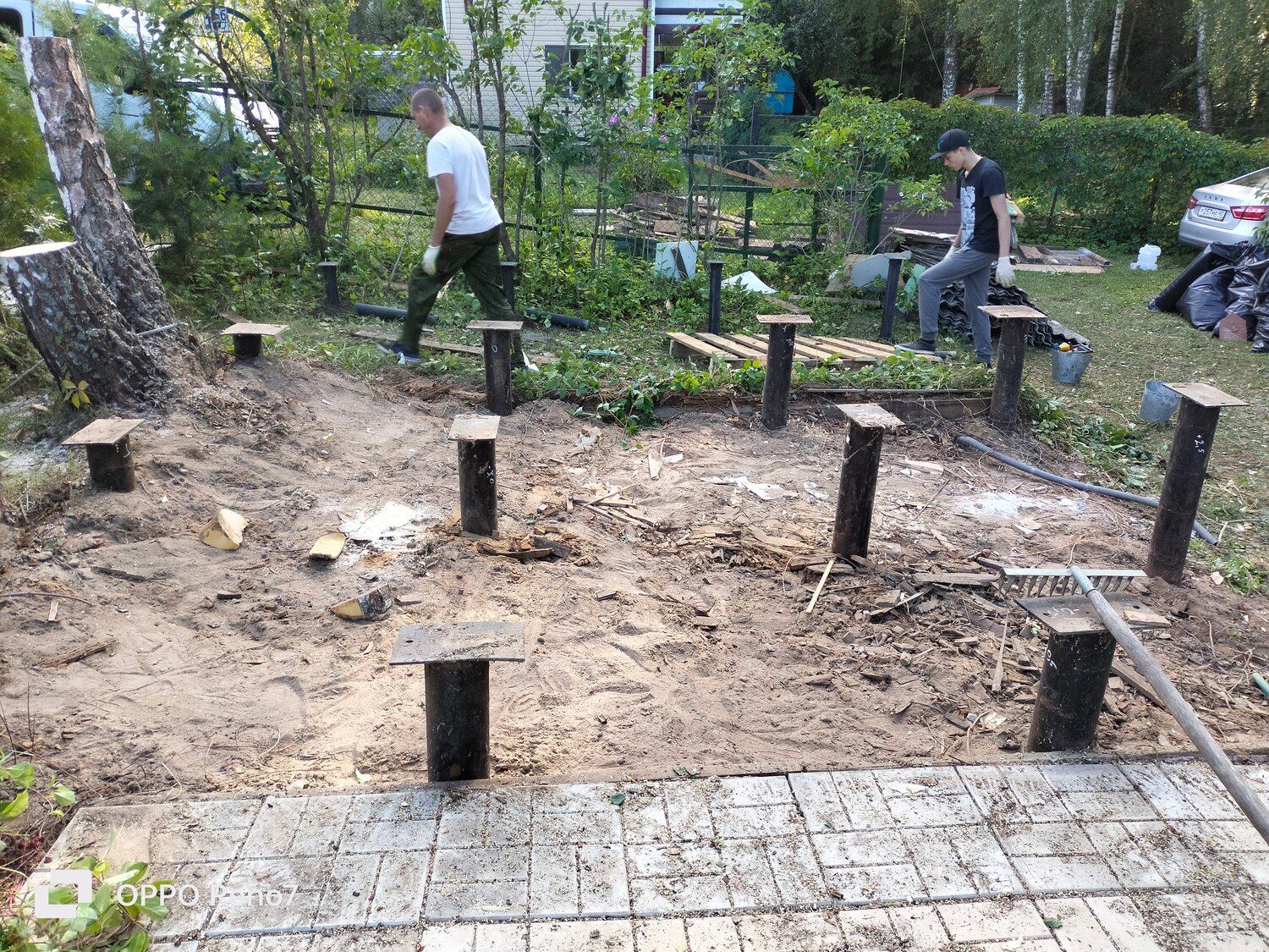 Монтаж винтовых свай