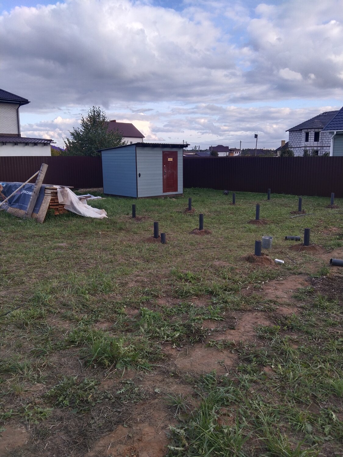 Ремонт фундамента.