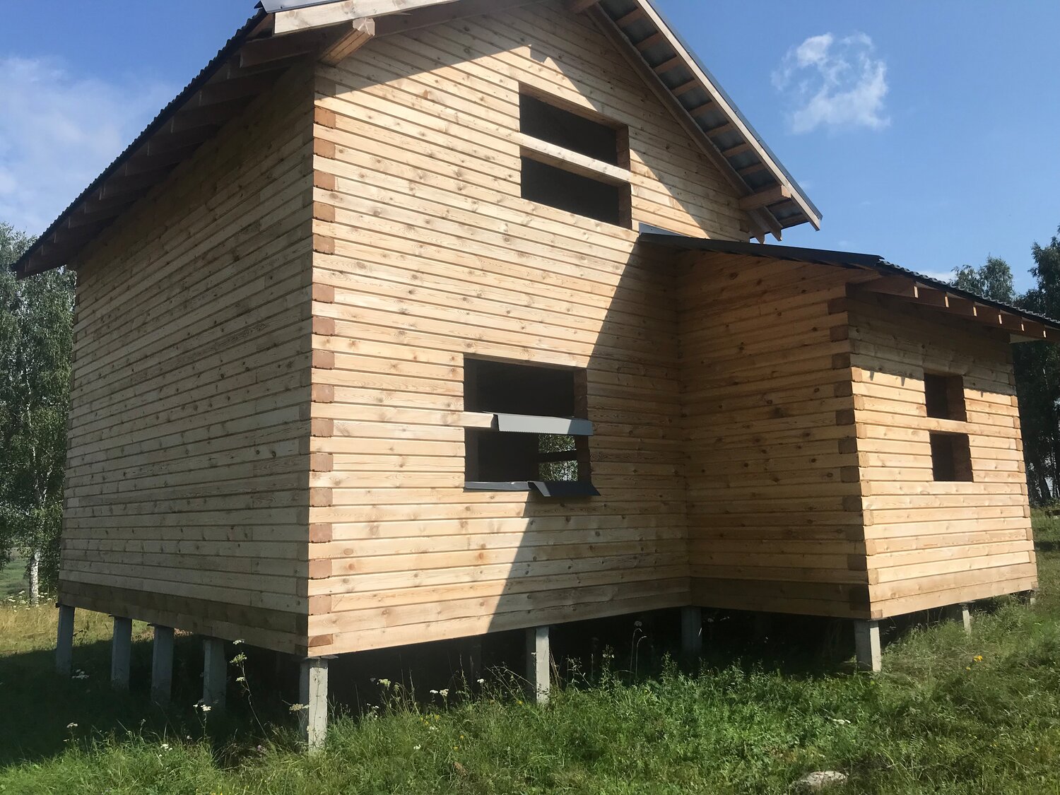 Сборка деревянных домов