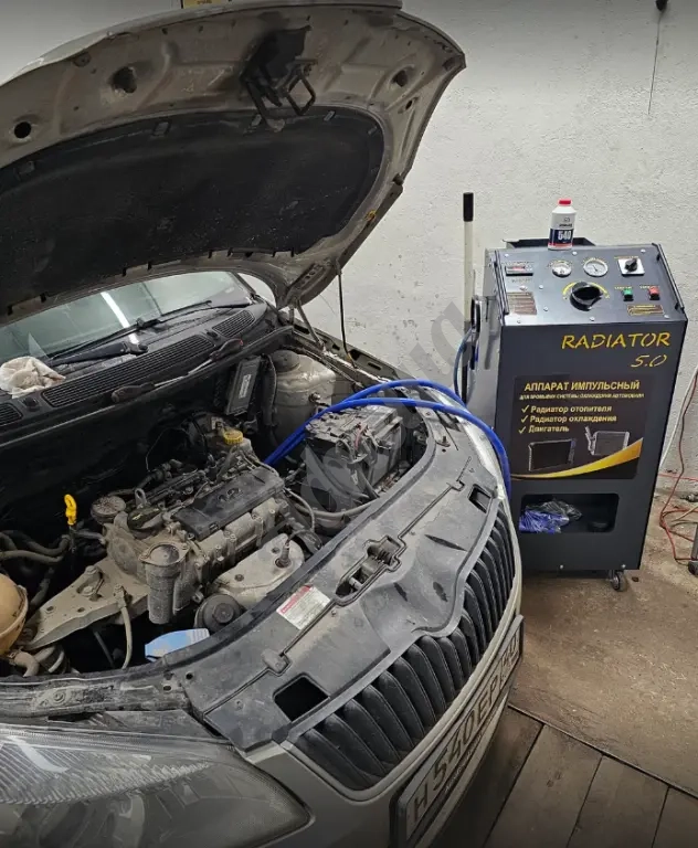 Промывка радиатора печки и системы охлаждения