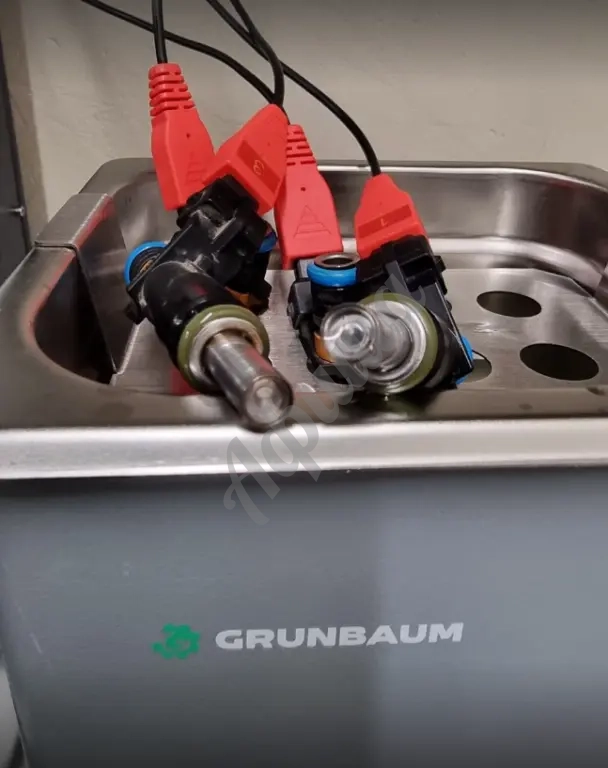 Профессиональная диагностика и чистка топливных форсунок на стенде GrunBaum