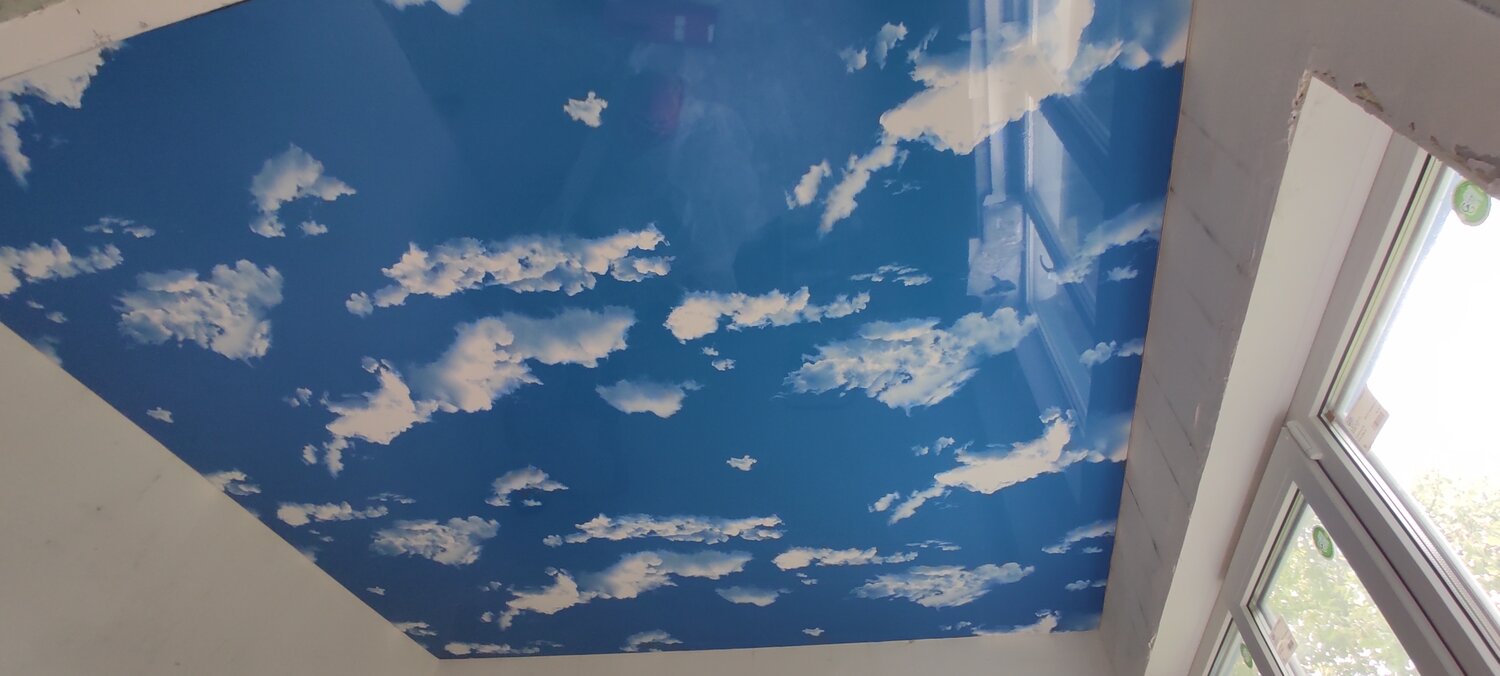 Натяжные потолки 