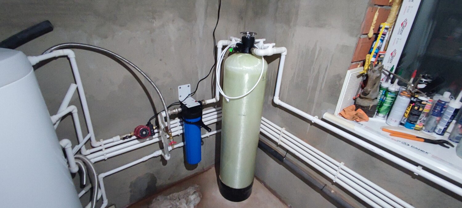 Установка умягчителя воды