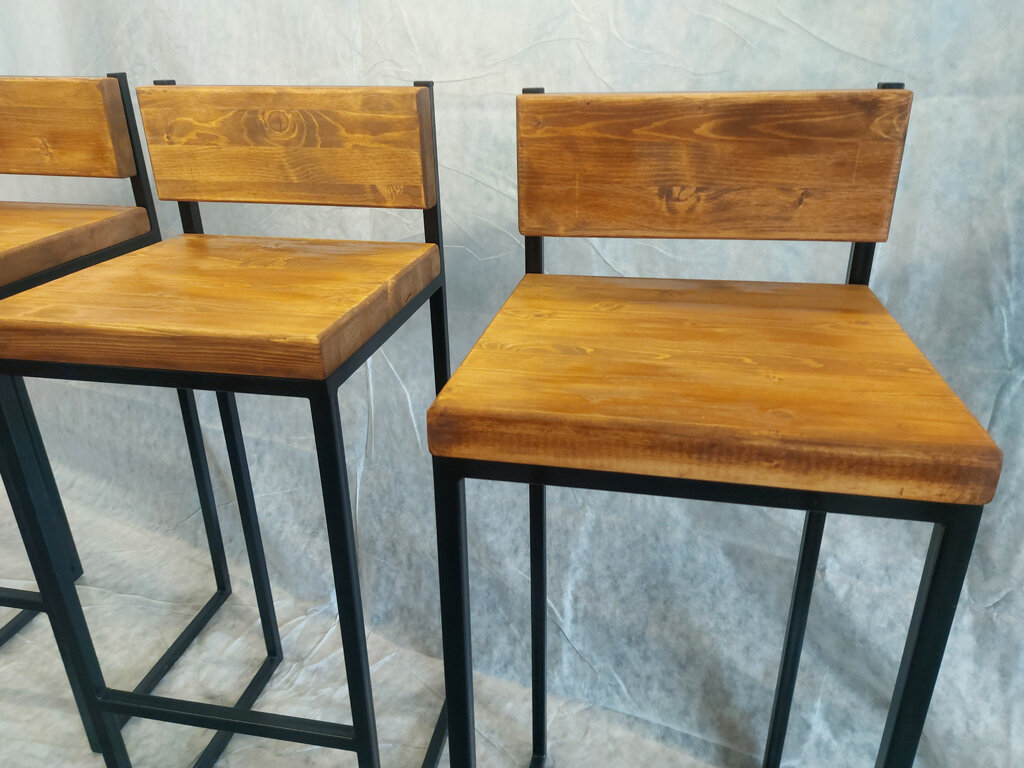 Лофт-стулья из металла