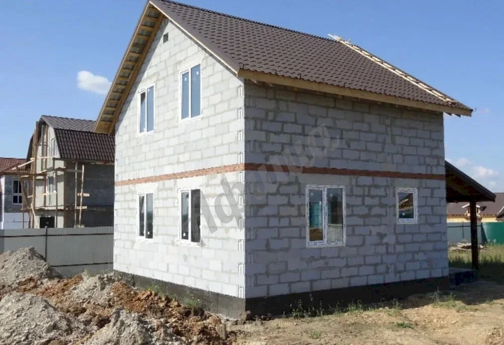 Строительство дома из бетонных блоков