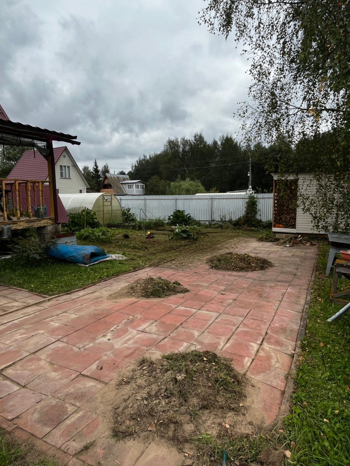 Расчистка участка. Подготовка участка к продажи