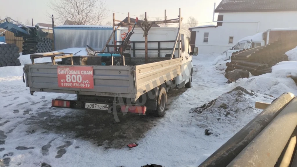 Монтаж винтовых свай