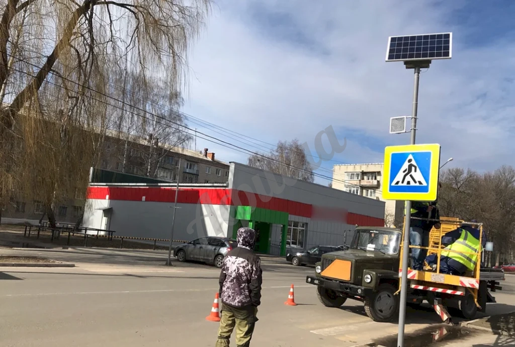 Установка светофора