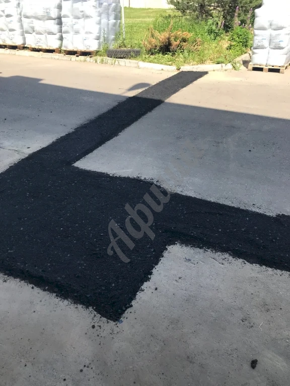 Ямочный ремонт асфальтового дорожного покрытия
